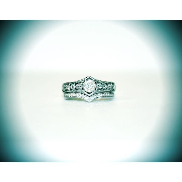 Estate Jewelry Diamond Engagement Ring 100 1077 14kw Rings Mccoy Jewelers Bartlesville Ok