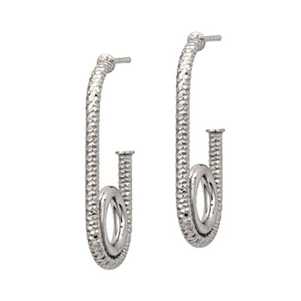 Sterling Silver Paperclip Earrings McCoy Jewelers Bartlesville, OK