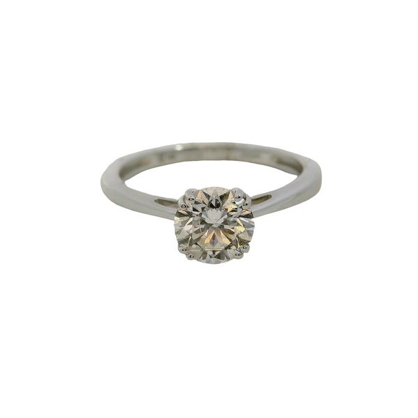White Gold Solitaire Engagement Ring