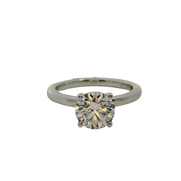 14K White Gold Solitaire Engagement Ring