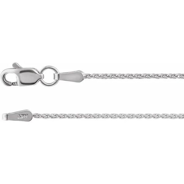 Diamond Cut Sterling Silver Wheat Chain