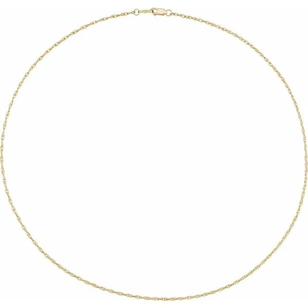 Gold Filled Solid Rope Chain