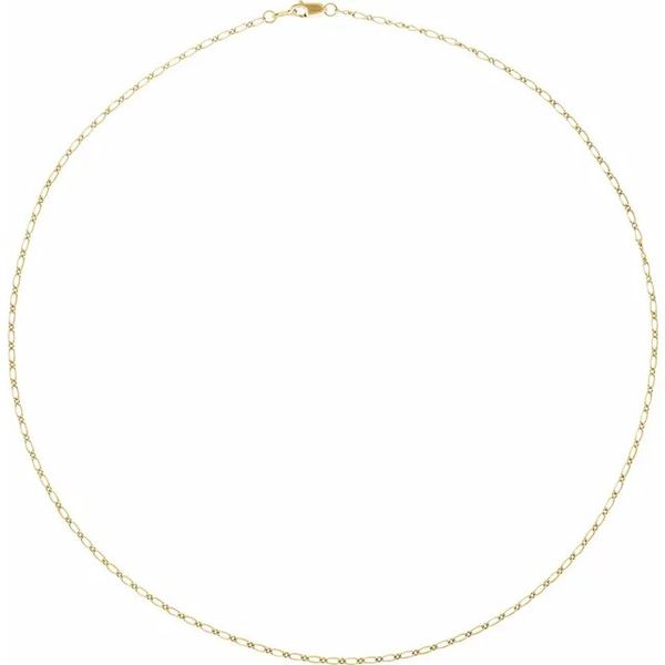 Sterling Silver Figaro Chain