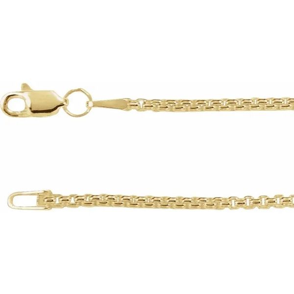 Gold Filled Rounded Box Chain
