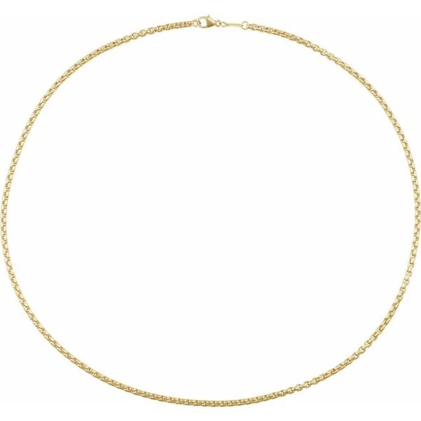 Gold Filled Rounded Box Chain