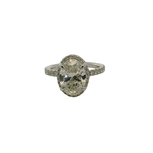 14Kt White Gold Engagement Ring