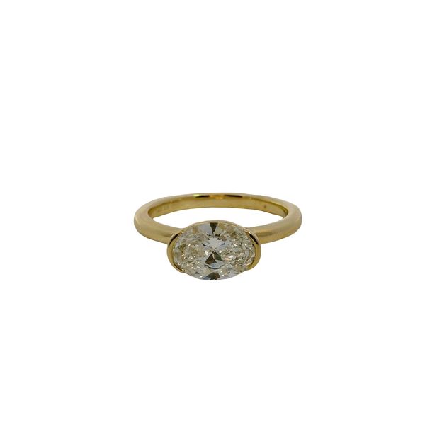 14K Yellow Gold Engagement Ring