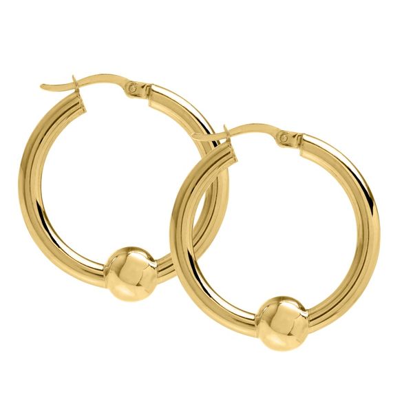 14K Gold Hoop Earrings - Larger Size Morin Jewelers Southbridge, MA