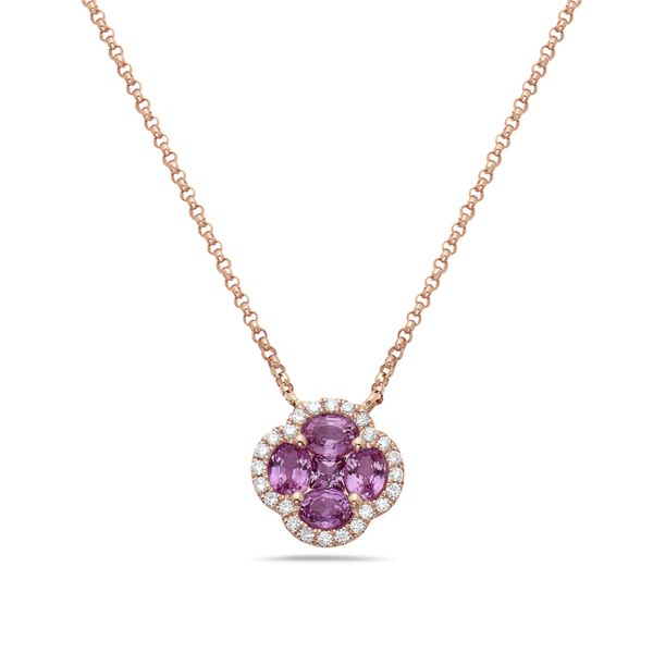 Pink Sapphire Necklace Morin Jewelers Southbridge, MA
