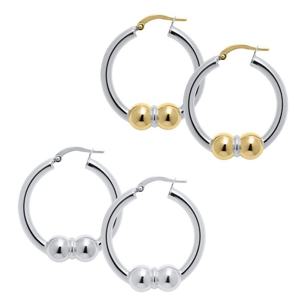Double Bead Earrings - Larger Size Morin Jewelers Southbridge, MA