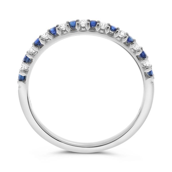 Sapphire & Diamond Band Image 2 Mystique Jewelers Alexandria, VA