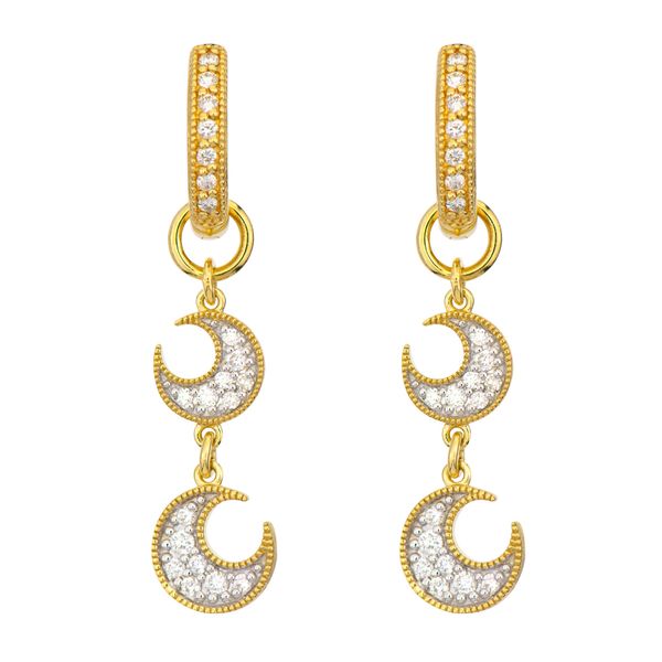 Moon Charm Earrings Mystique Jewelers Alexandria, VA