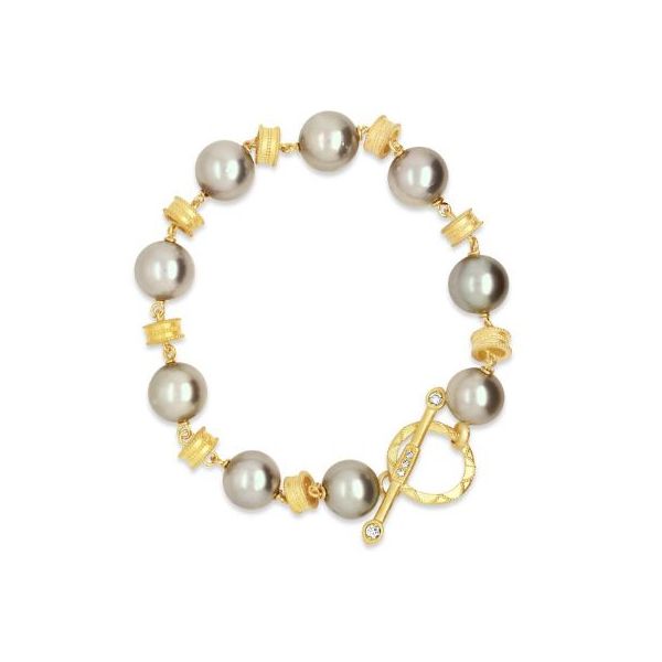 Tahitian Pearl & Diamond Bracelet Mystique Jewelers Alexandria, VA