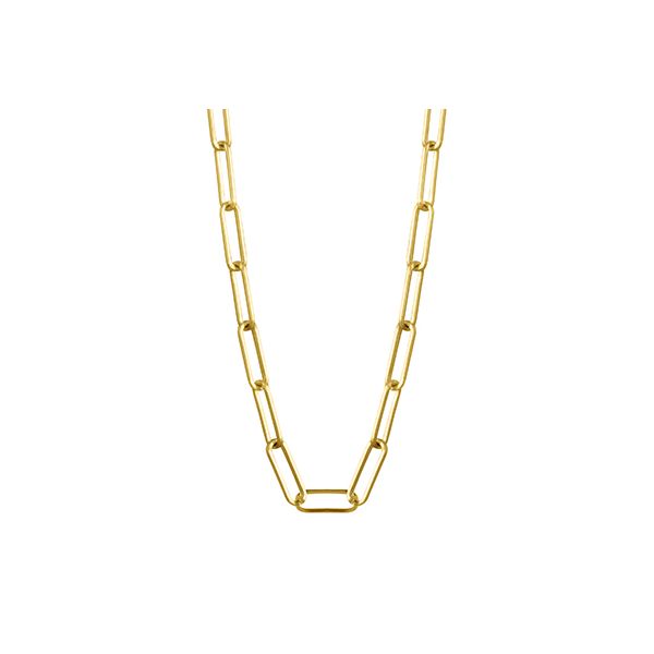 Paperclip 18K necklace  Mystique Jewelers Alexandria, VA