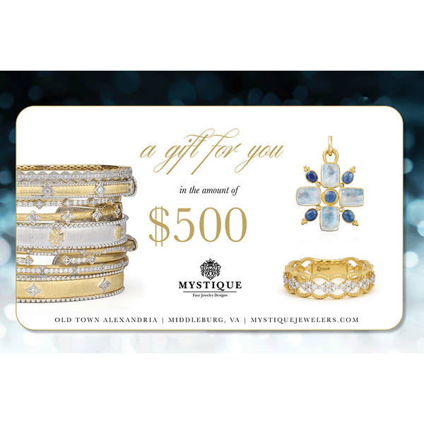 500 Gift Card Image 2 Mystique Jewelers Alexandria, VA