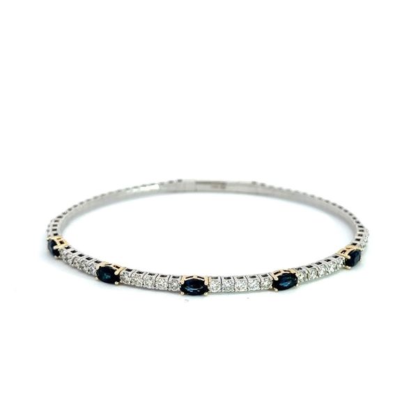 Sapphire and Diamond Flex Bracelet  Mystique Jewelers Alexandria, VA