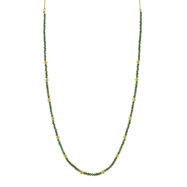 Green Diamond Chain Necklace Mystique Jewelers Alexandria, VA
