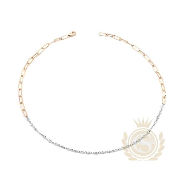 Diamond Paperclip Chain Necklace Mystique Jewelers Alexandria, VA