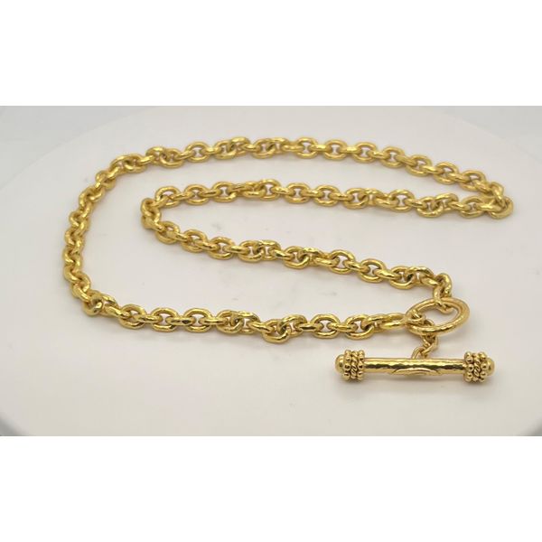 Orvieto 19k Gold Link Necklace, 17"L Mystique Jewelers Alexandria, VA