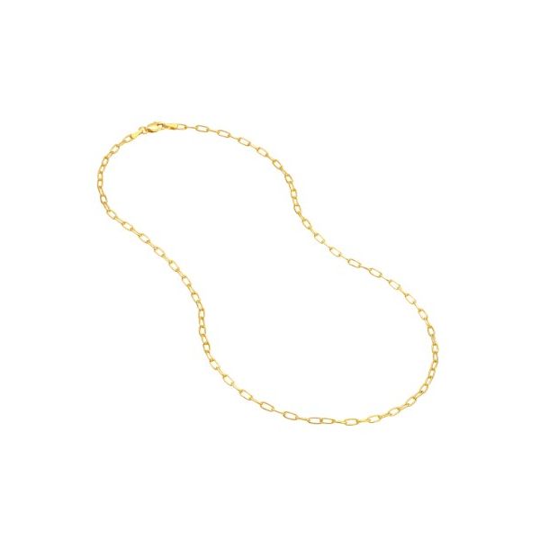 Paper Clip with Lobster Lock necklace Image 2 Mystique Jewelers Alexandria, VA