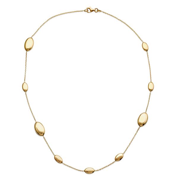 Gold Pebble Necklace  Mystique Jewelers Alexandria, VA