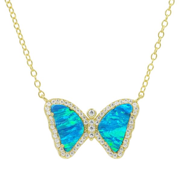 Butterfly Necklace Image 2 Mystique Jewelers Alexandria, VA