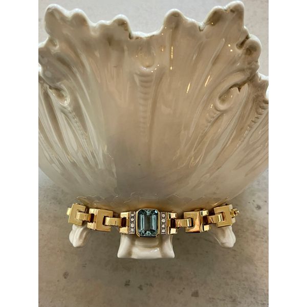 Aquamarine Diamond Bracelet Mystique Jewelers Alexandria, VA
