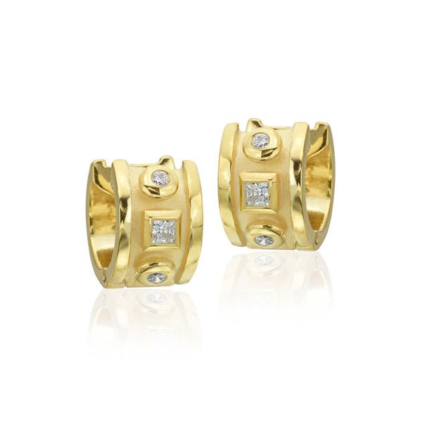 Mazza small cuff diamond earrings  Mystique Jewelers Alexandria, VA