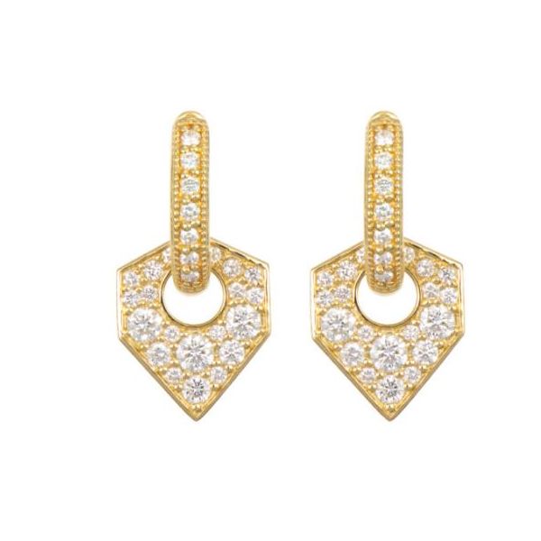 Moroccan Diamond Shield Mini Earring Charms Mystique Jewelers Alexandria, VA