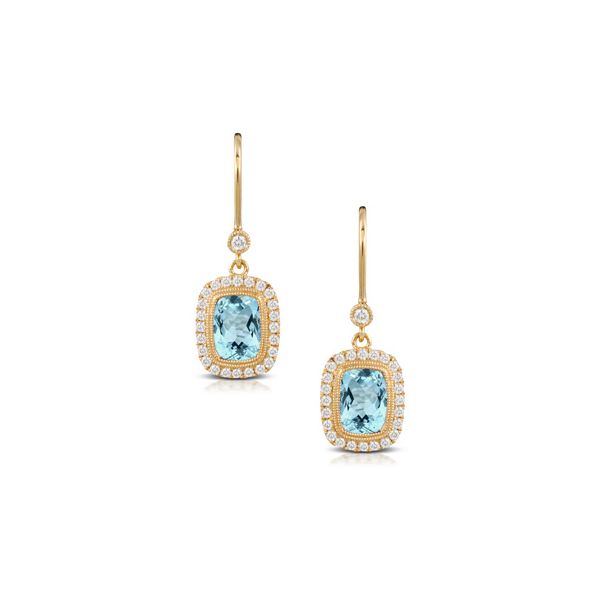 Blue Topaz Earrings Mystique Jewelers Alexandria, VA