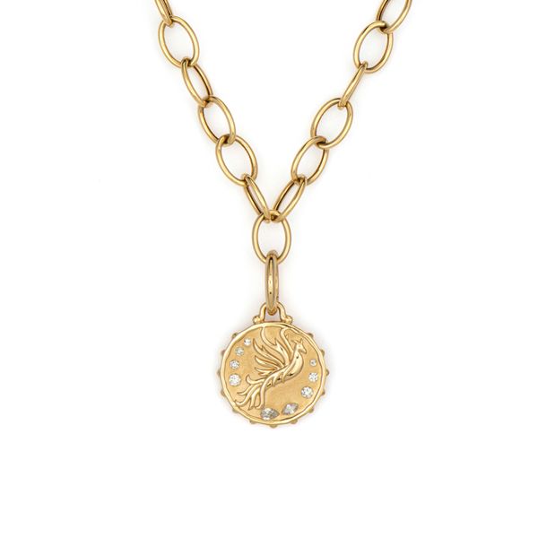 18K Gold Greek Mythology Coin Pendant, Gold Hecate Goddess Necklace | eBay