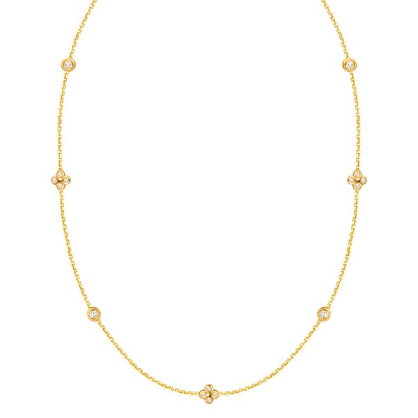 Diamond Bezel Necklace  Mystique Jewelers Alexandria, VA
