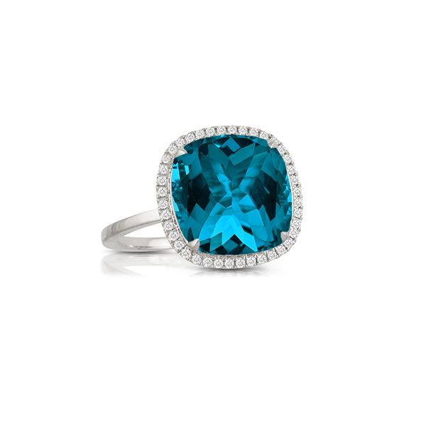 London Blue Ring Mystique Jewelers Alexandria, VA