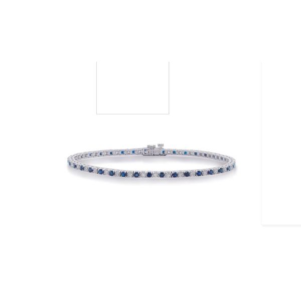 Sapphire and Diamond Bracelet  Mystique Jewelers Alexandria, VA