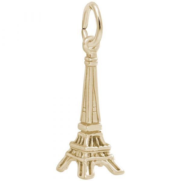 Yellow Gold Plated Eiffel Tower Charm