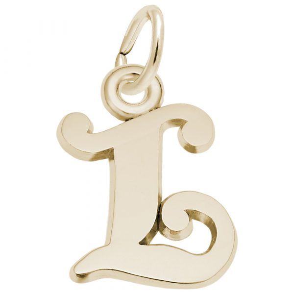 Gold Plated Initial Charm