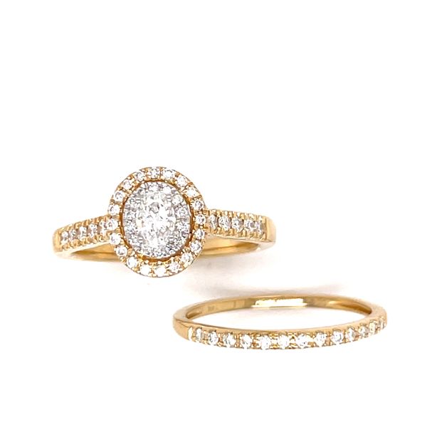 14 kt Yellow Gold Engagement Ring 