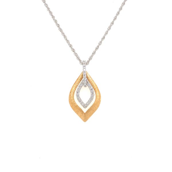 14 kt Two-Tone Diamond Necklace