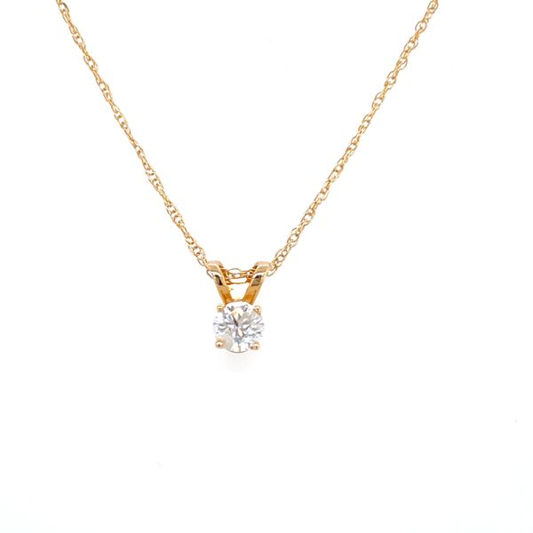 14 kt Yellow Gold Diamond Necklace