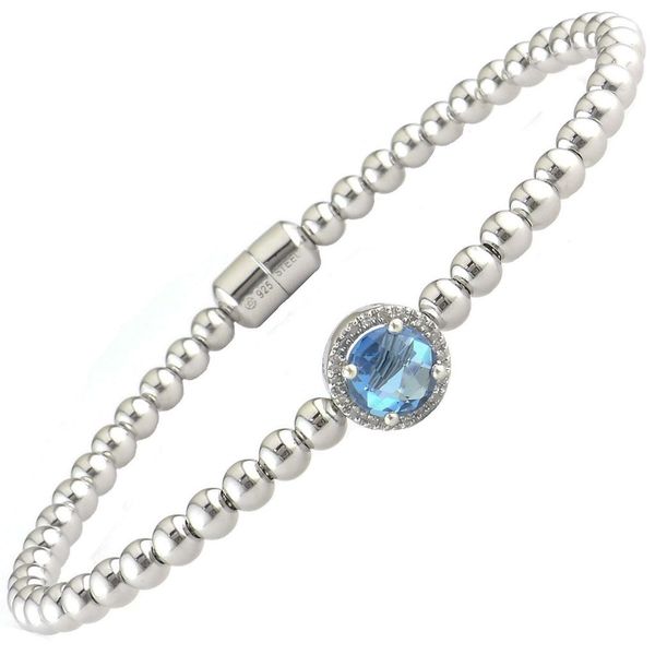 Sterling Blue topaz Bracelet
