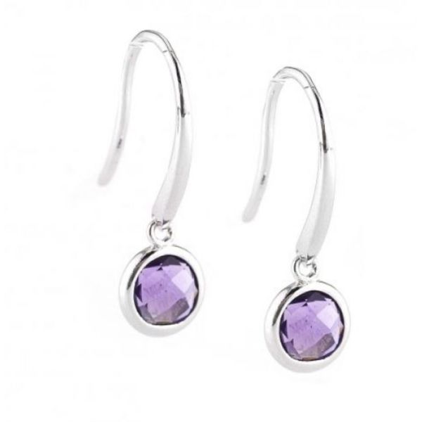 Sterling silver amethyst earrings