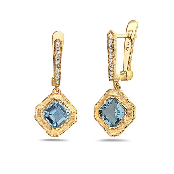 These earrings are absolutely FABULOUS!!  There is also a matching necklace and ring that can be ordered. These 14 kt yellow 