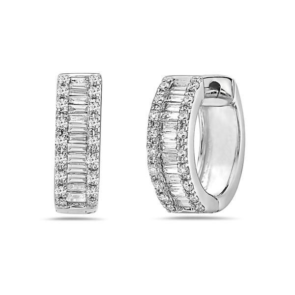 These small diamond hoops are FABULOUS!! The offer just enough bling without overwhelming the women that prefers a smaller ho
