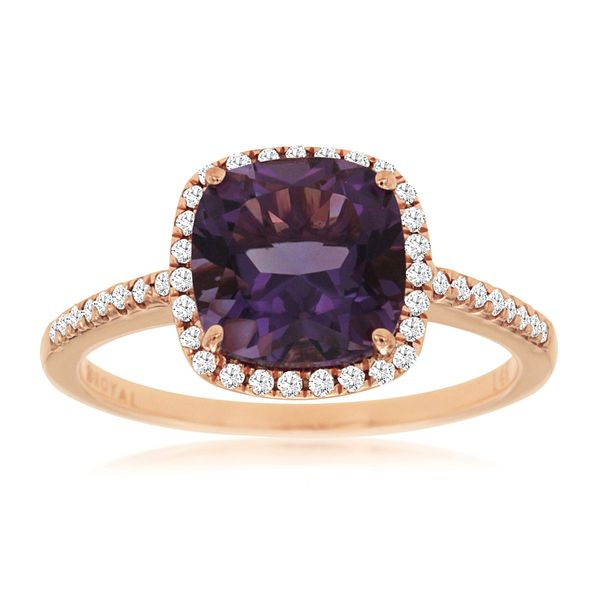 February ladies, we have the ring for you BUT remember you don't have to be born in February to wear purple.   This 1.90 cush