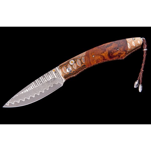 Willim Henry pocket knife with wooden handle 