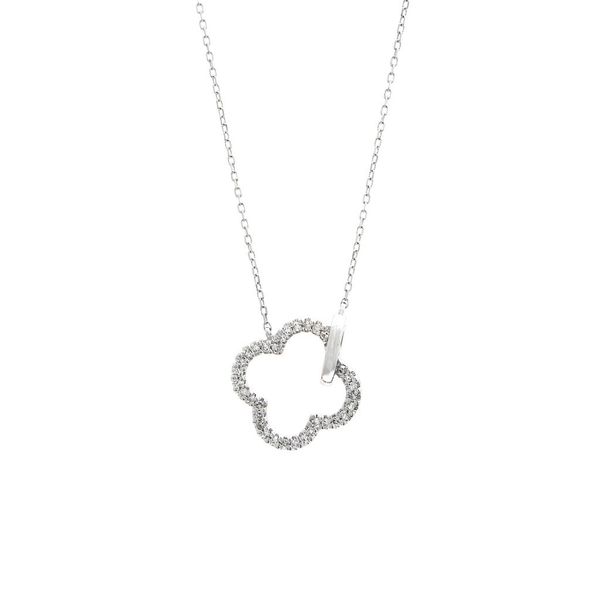 Diamond Clover Necklace Parris Jewelers Hattiesburg, MS