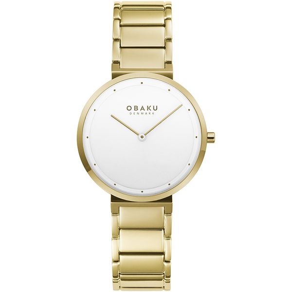 The golden color of this outstanding Obaku watch expresses warmth, love and compassion whether you use it to dress up your ca