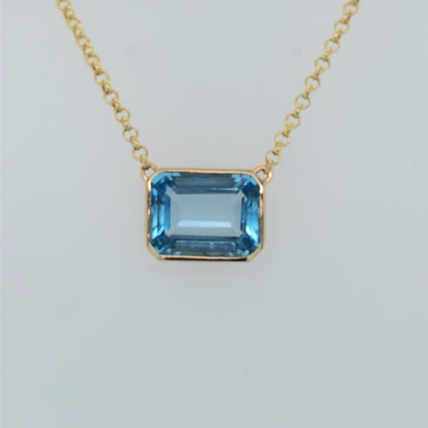 Blue Diamond Necklace 