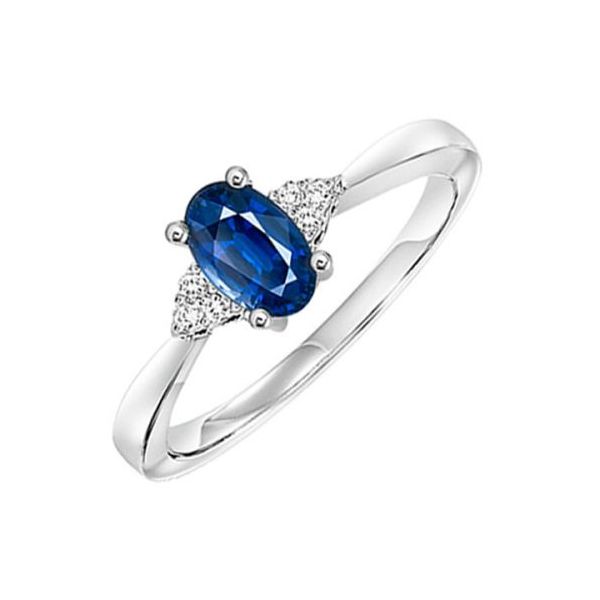 Our beautiful 10K White Gold Prong Sapphire Ring is the perfect jewelry choice for your September birthday. This ring is a gr