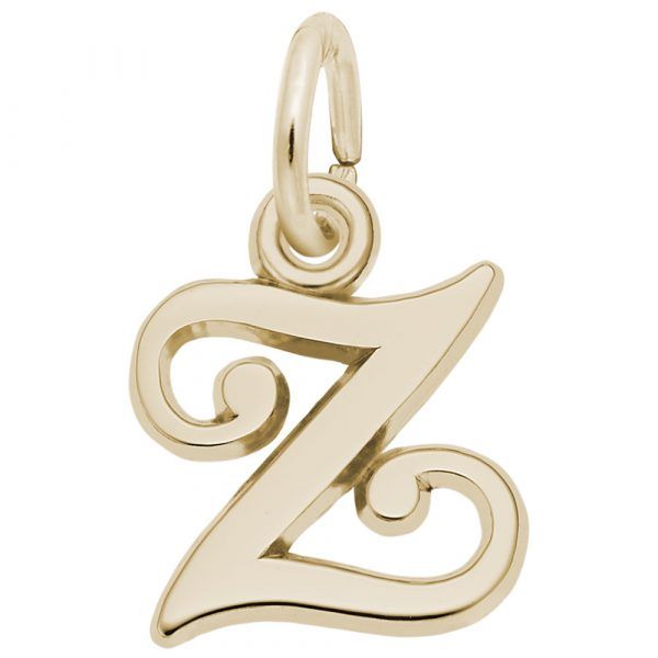 Gold plated Initial Charm